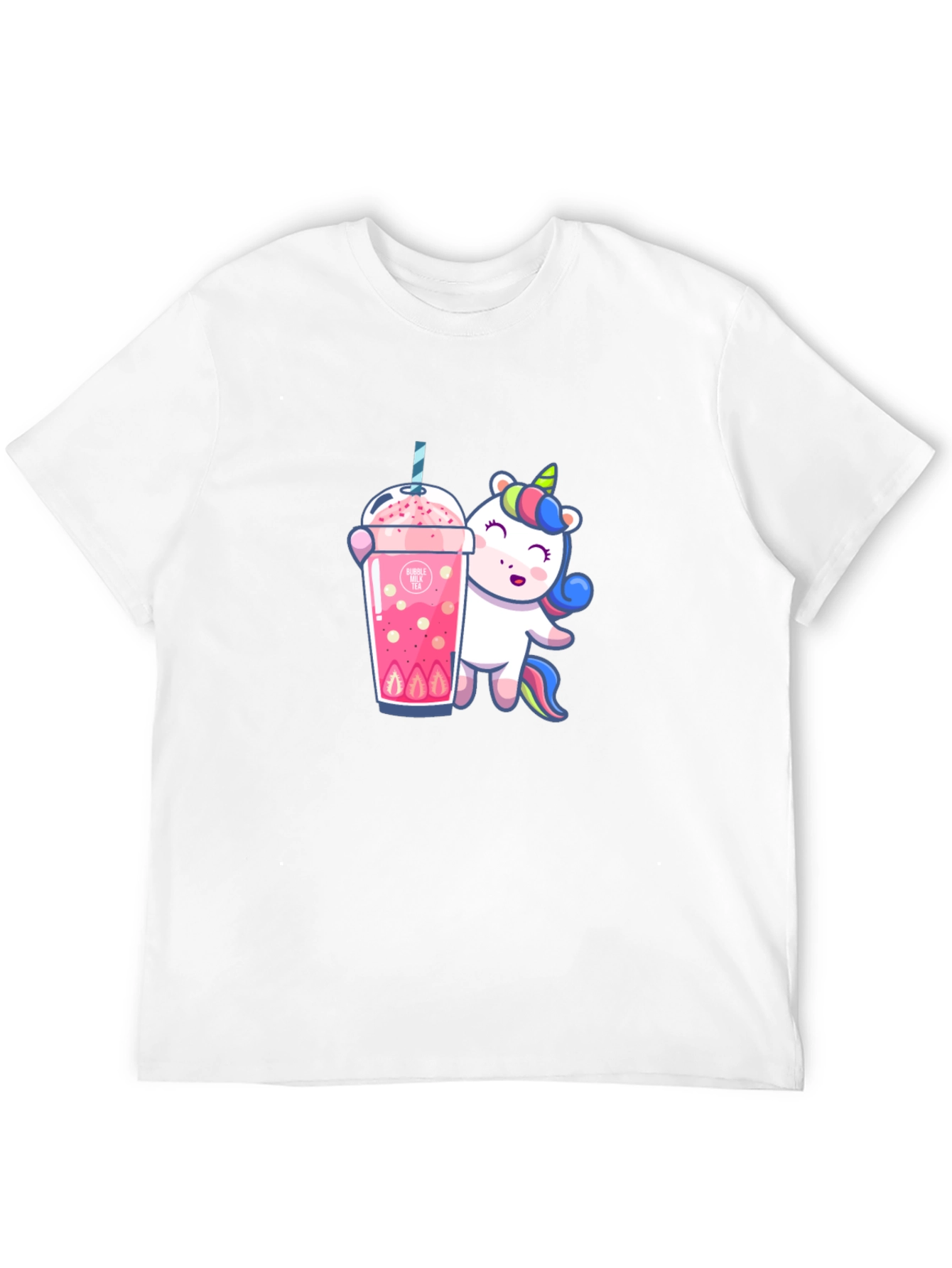 Unicorn Bubble Tea Graphic T-Shirt