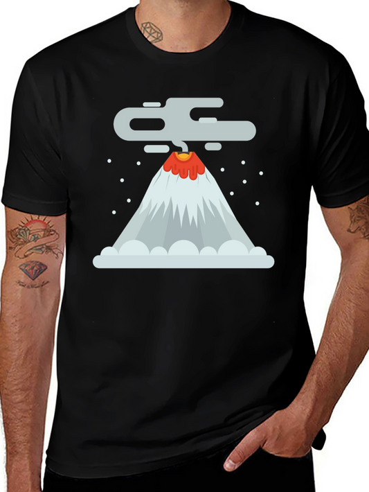 Volcano Graphic Tee - Erupting Style!