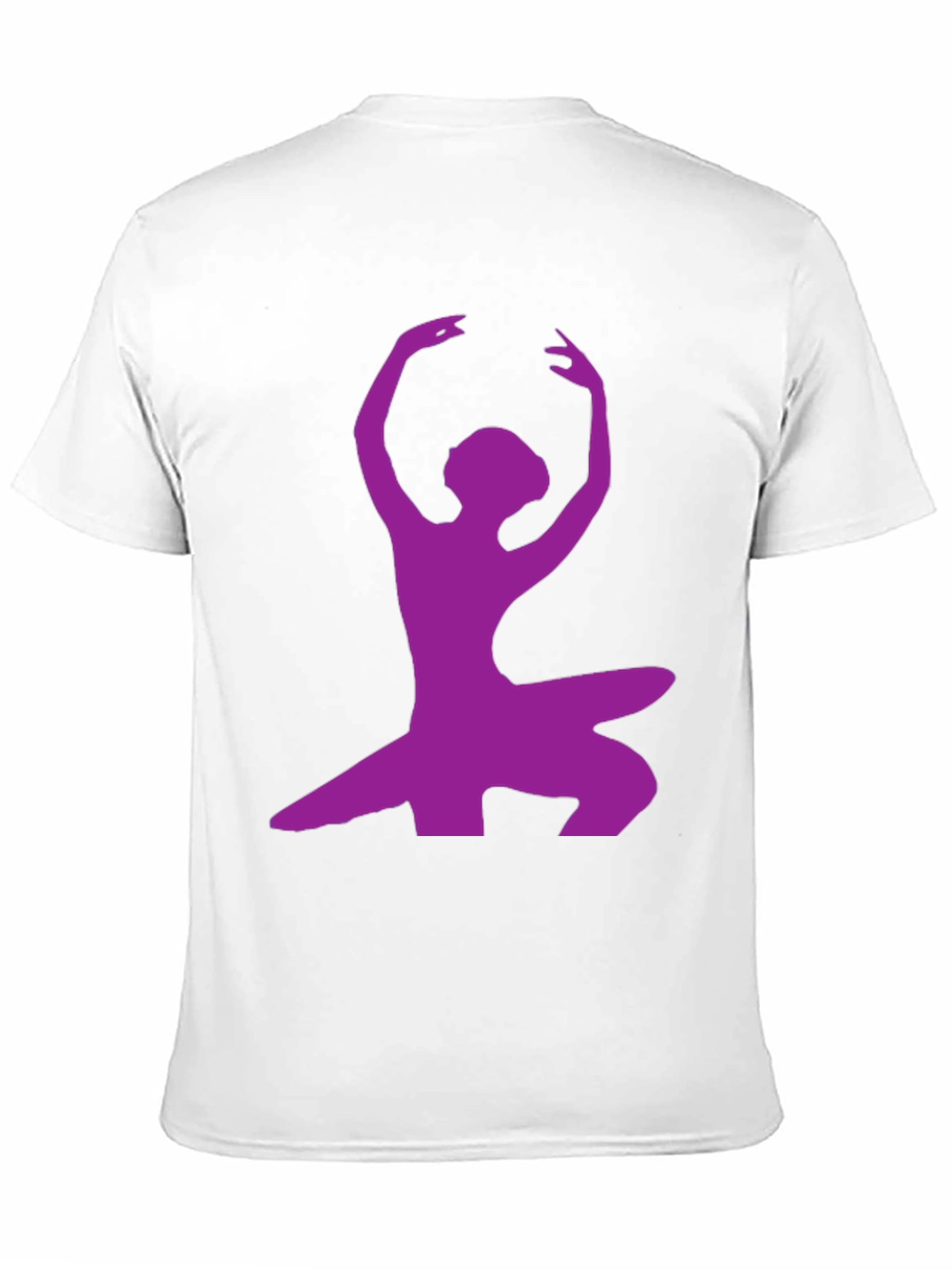 Ballerina Silhouette Graphic Tee - Modern Dance Shirt