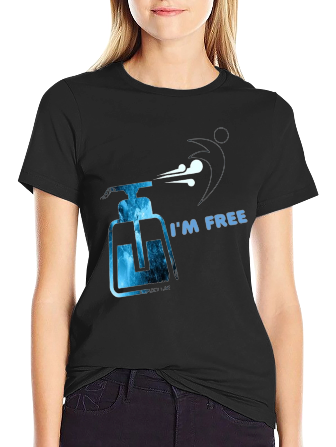 Im Free T-Shirt - Novelty Hand Sanitizer Design