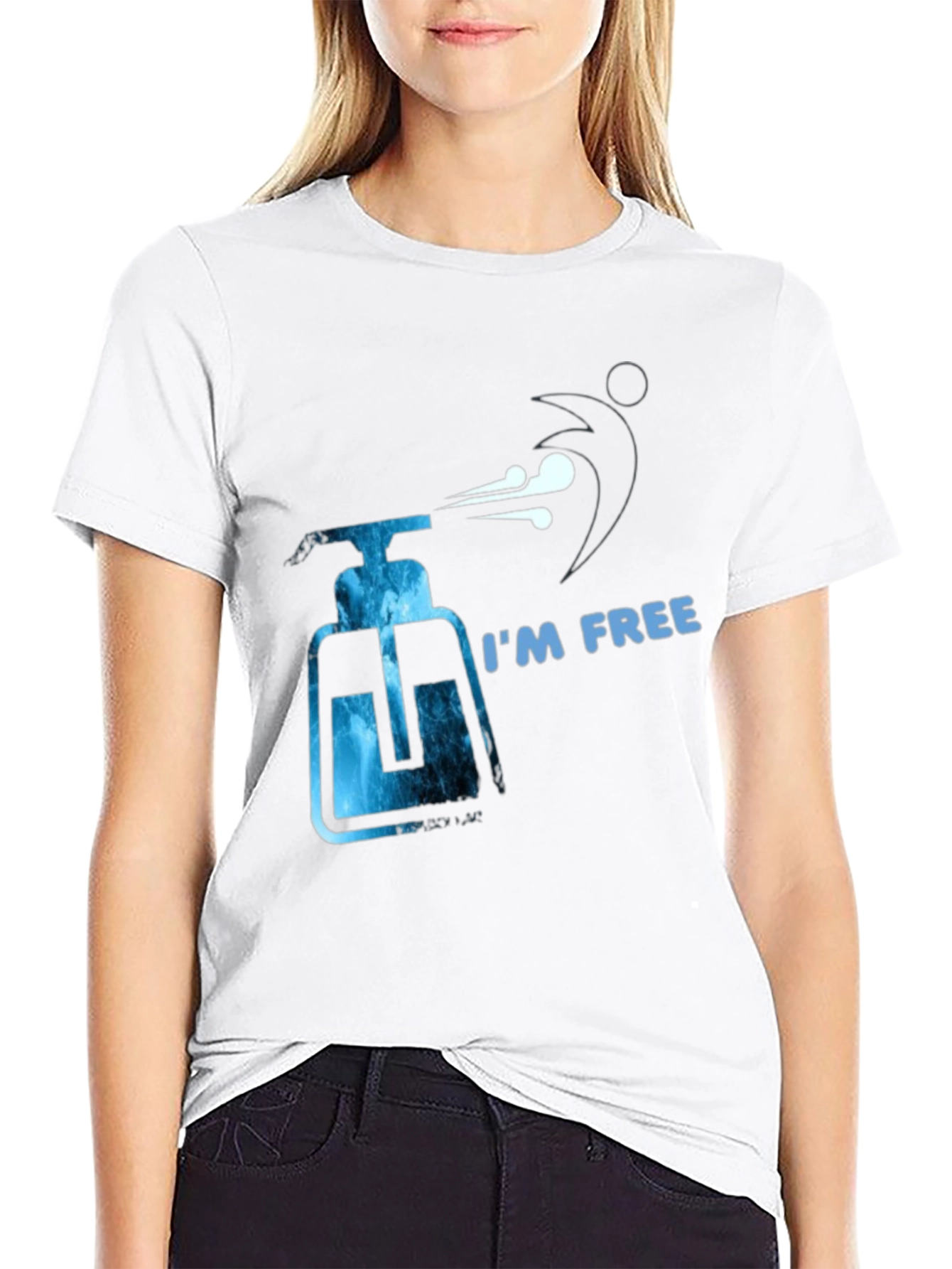 Im Free T-Shirt - Novelty Hand Sanitizer Design