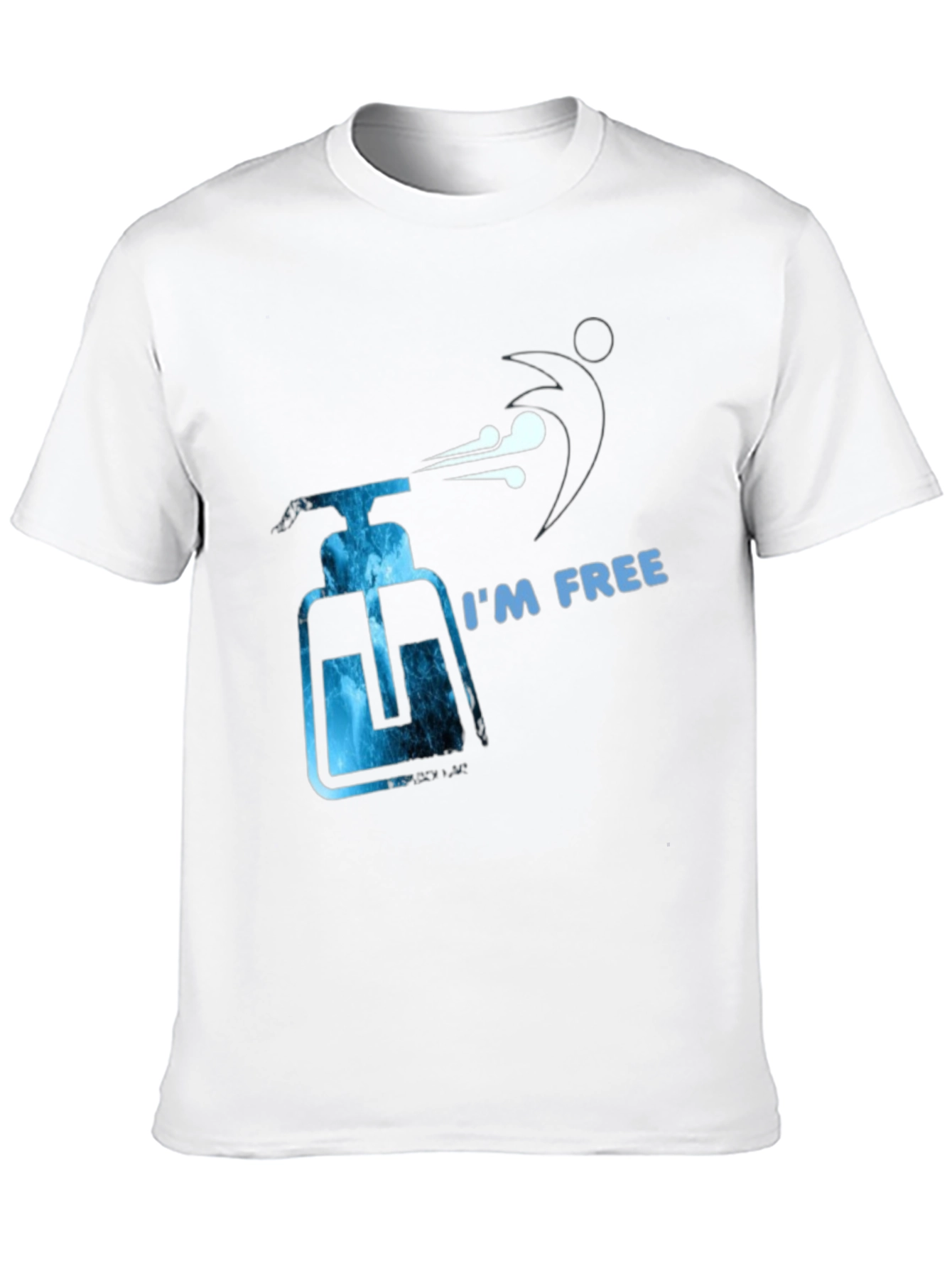 Im Free T-Shirt - Novelty Hand Sanitizer Design