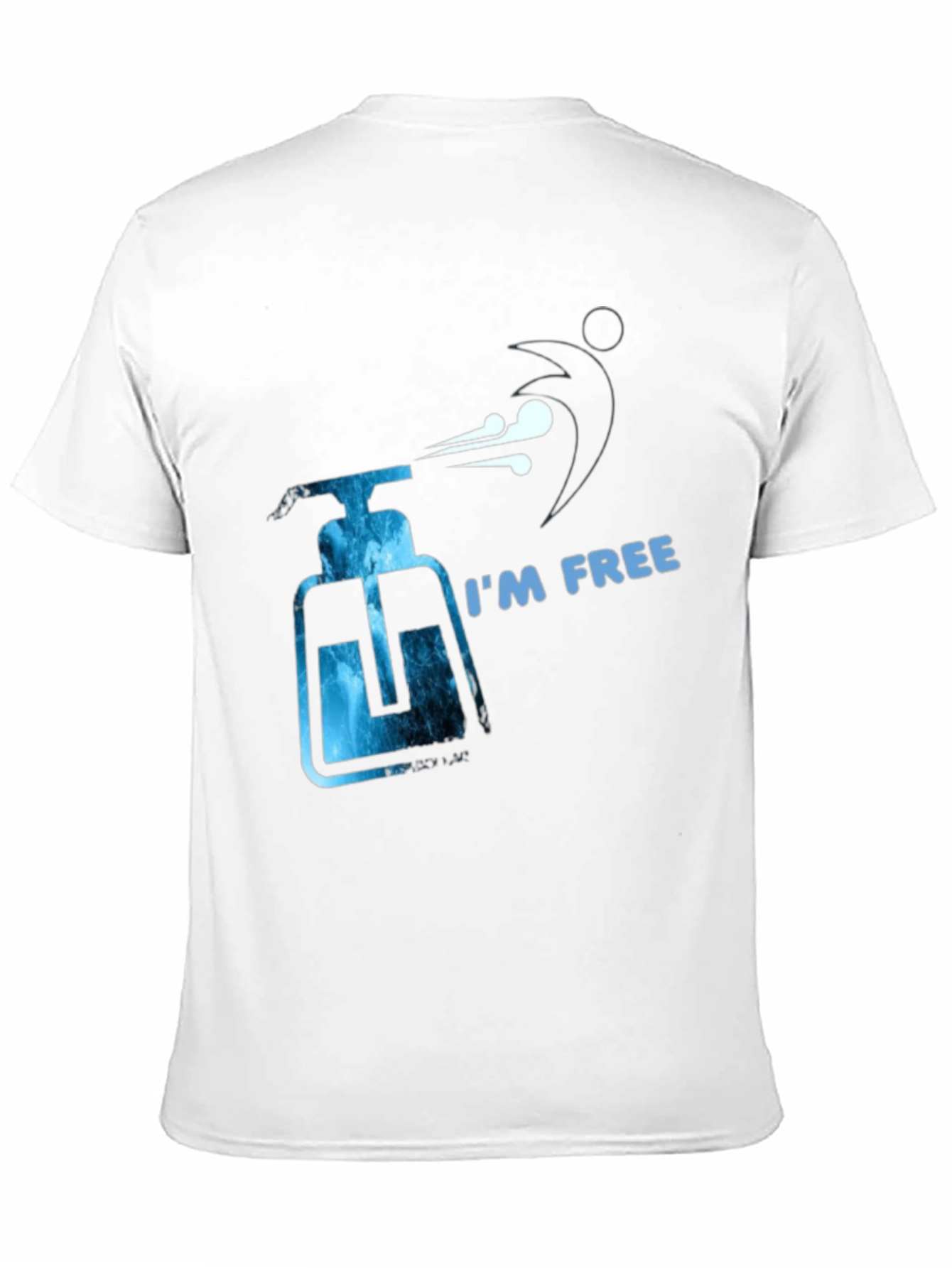 Im Free T-Shirt - Novelty Hand Sanitizer Design