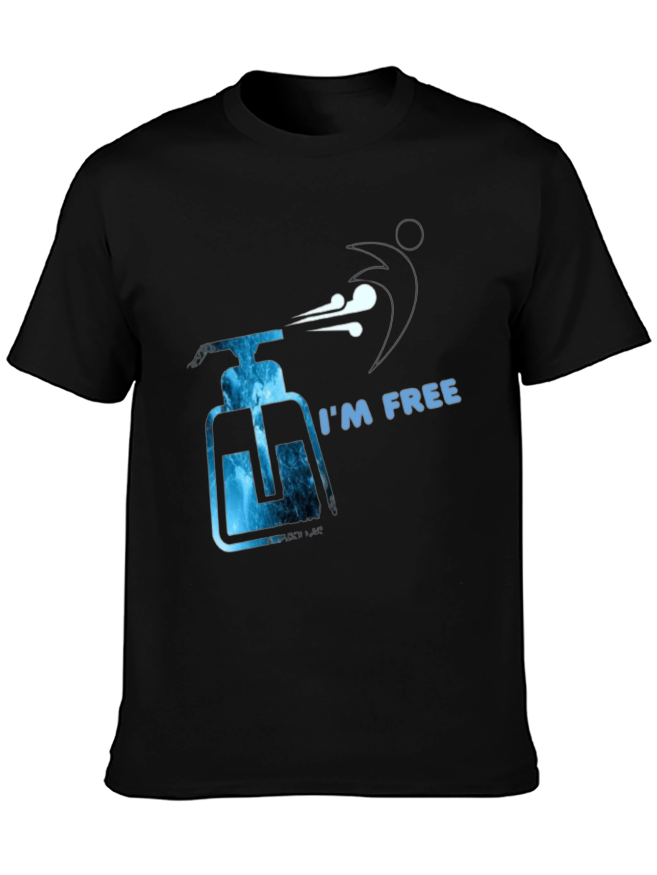 Im Free T-Shirt - Novelty Hand Sanitizer Design