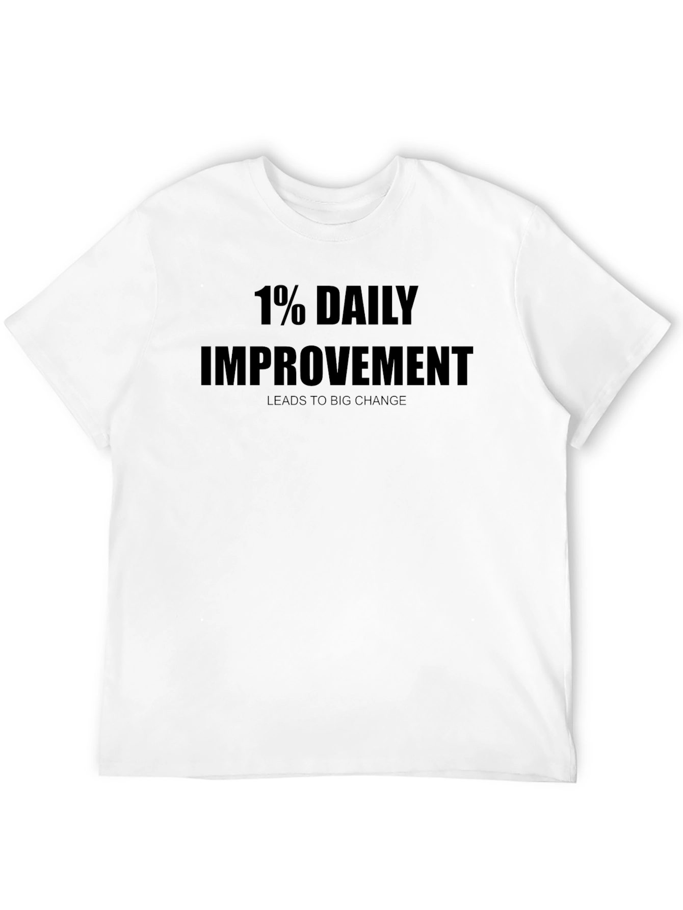 1% Daily Improvement T-Shirt - Motivational Graphic Tee