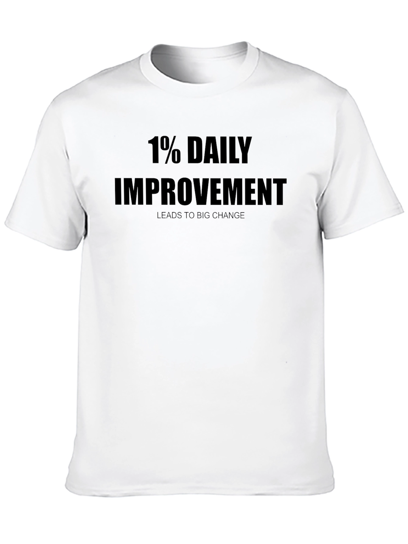 1% Daily Improvement T-Shirt - Motivational Graphic Tee