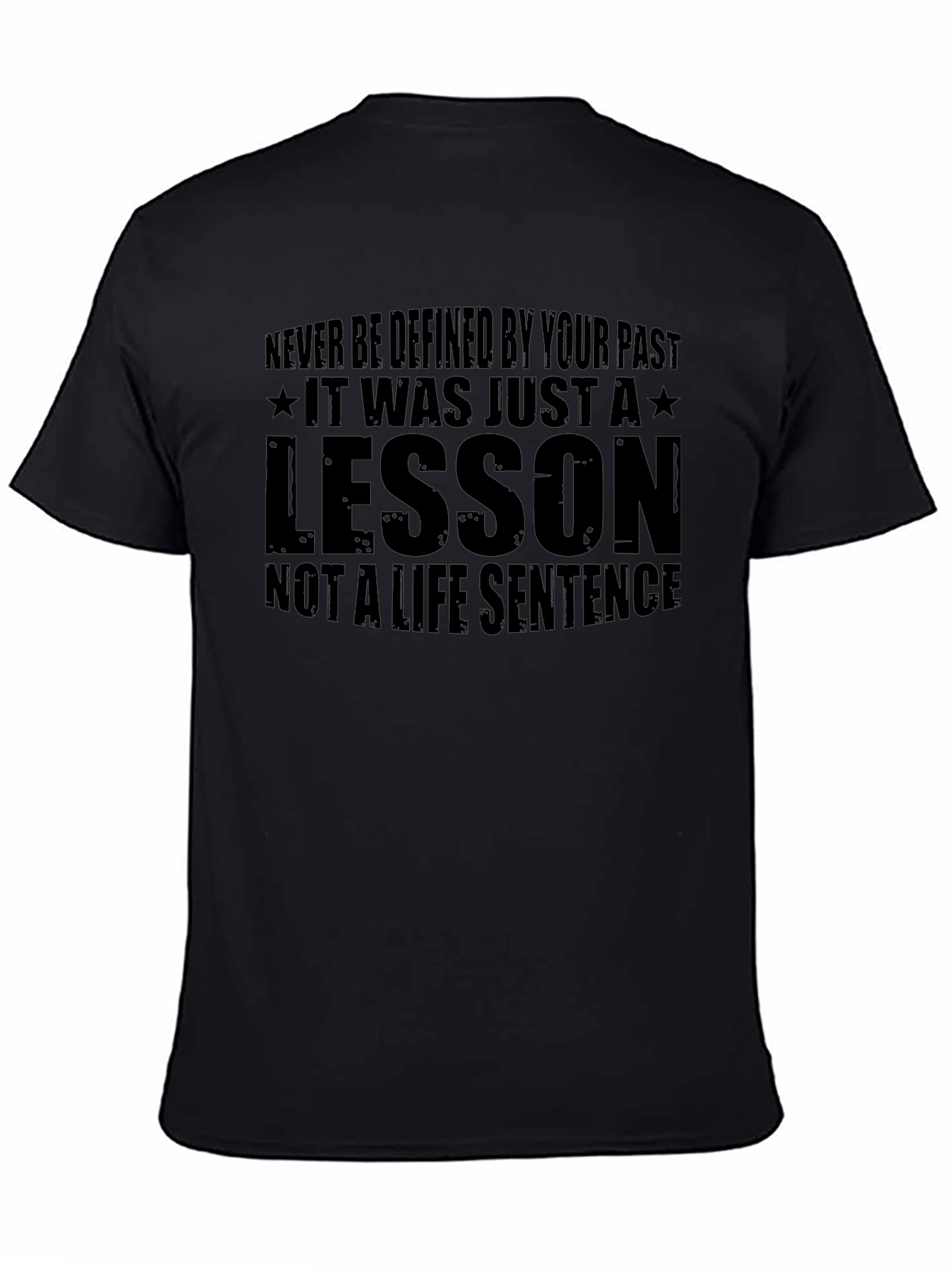 Inspirational Lesson Graphic Tee - Black