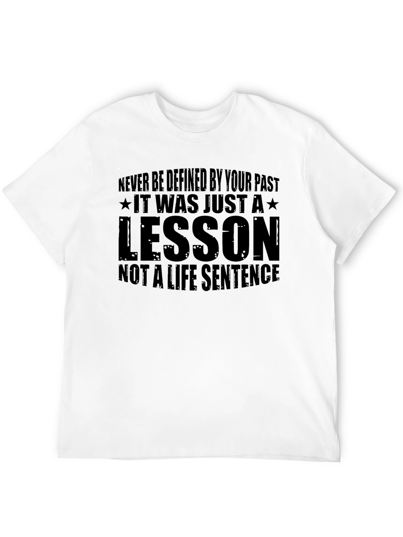 Inspirational Lesson Graphic Tee - Black