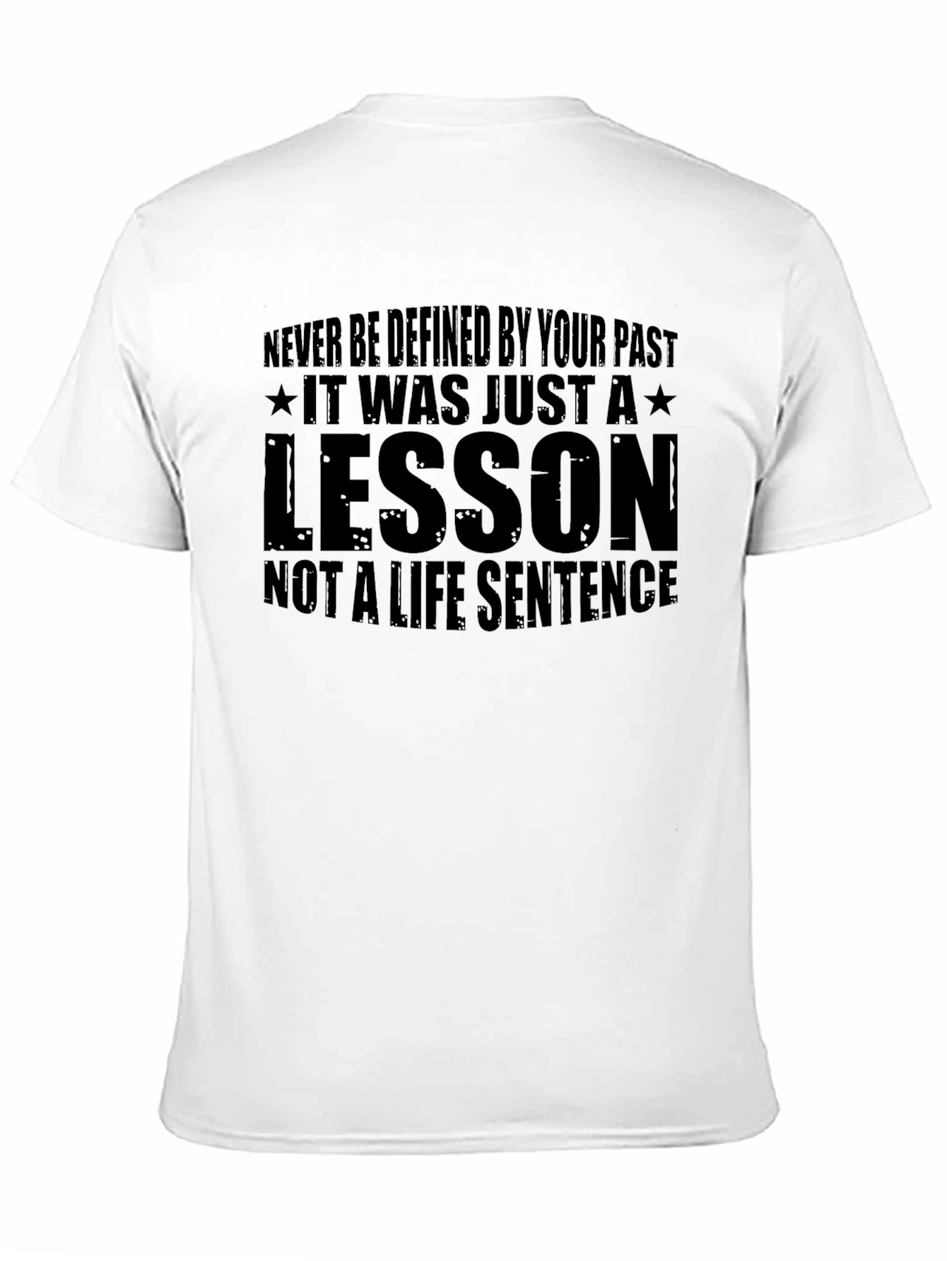 Inspirational Lesson Graphic Tee - Black