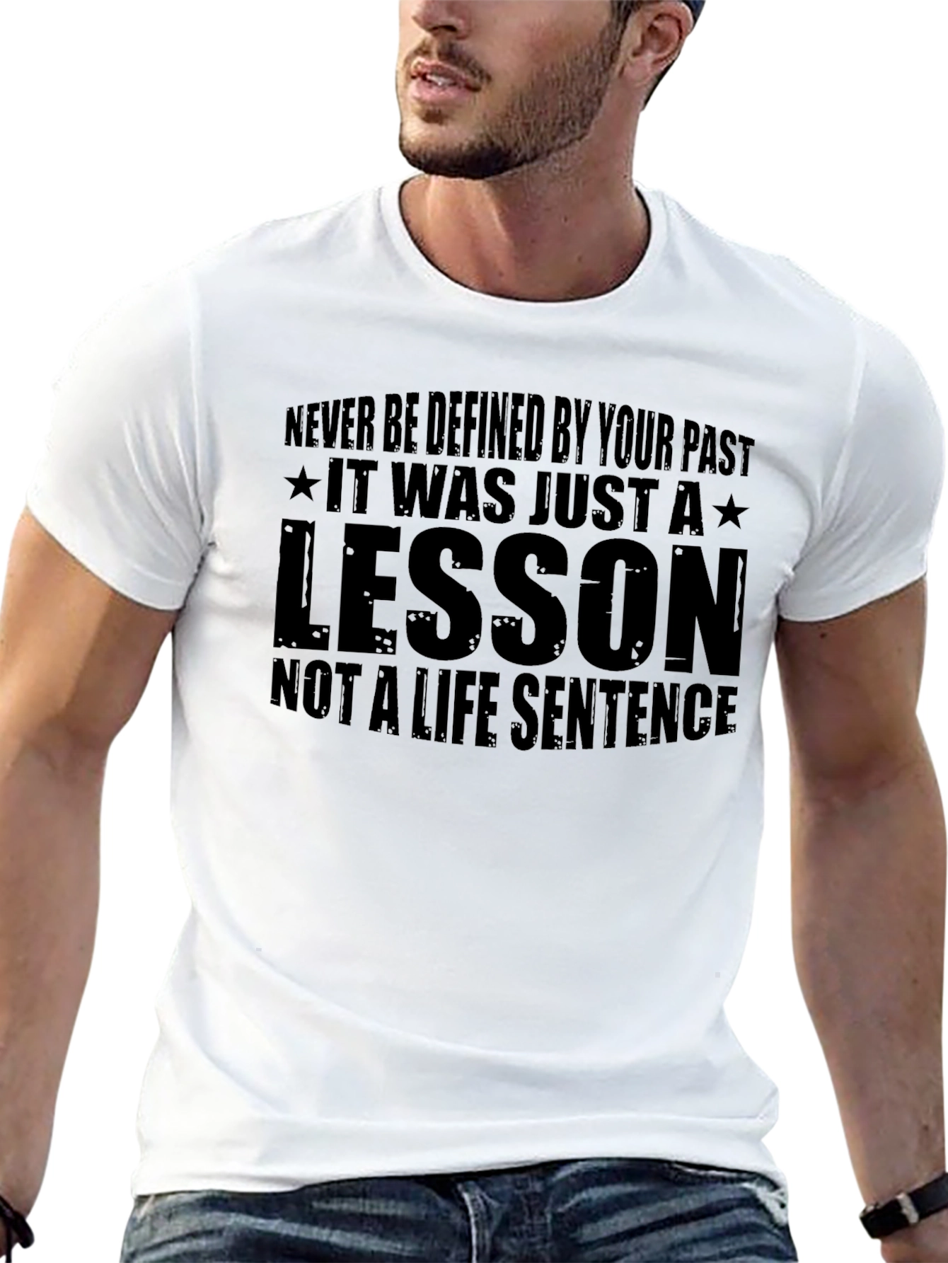 Inspirational Lesson Graphic Tee - Black