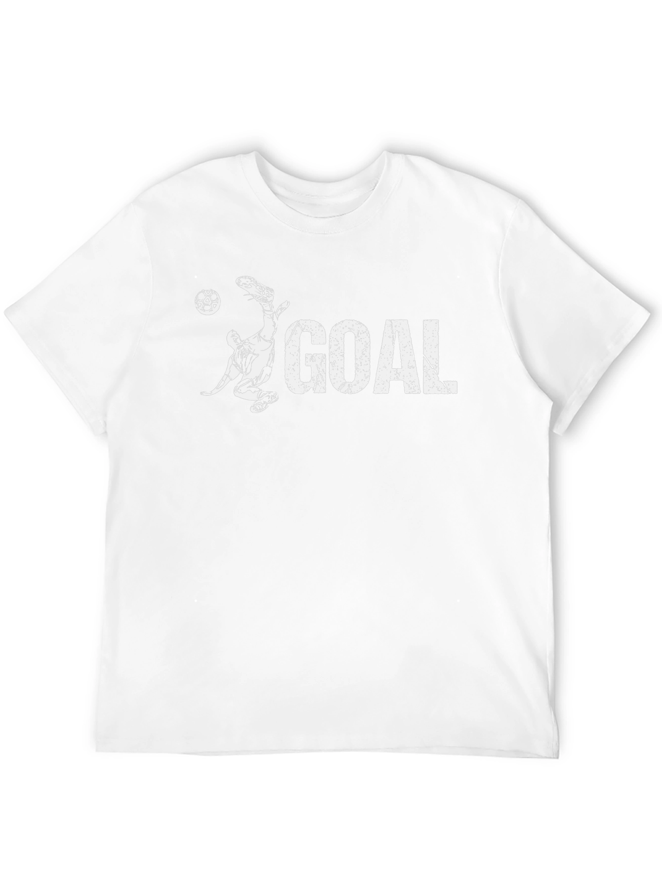Goal! Soccer Graphic Tee - Black Cotton T-Shirt