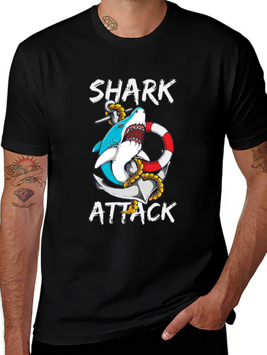 Shark Attack Graphic Tee