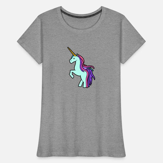 Unicorn In Colorful Rainbow Colors