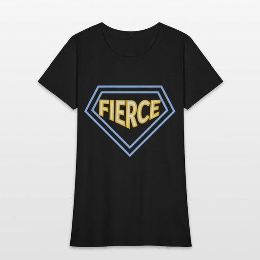 Unisex fierce quote varsity t-shirt