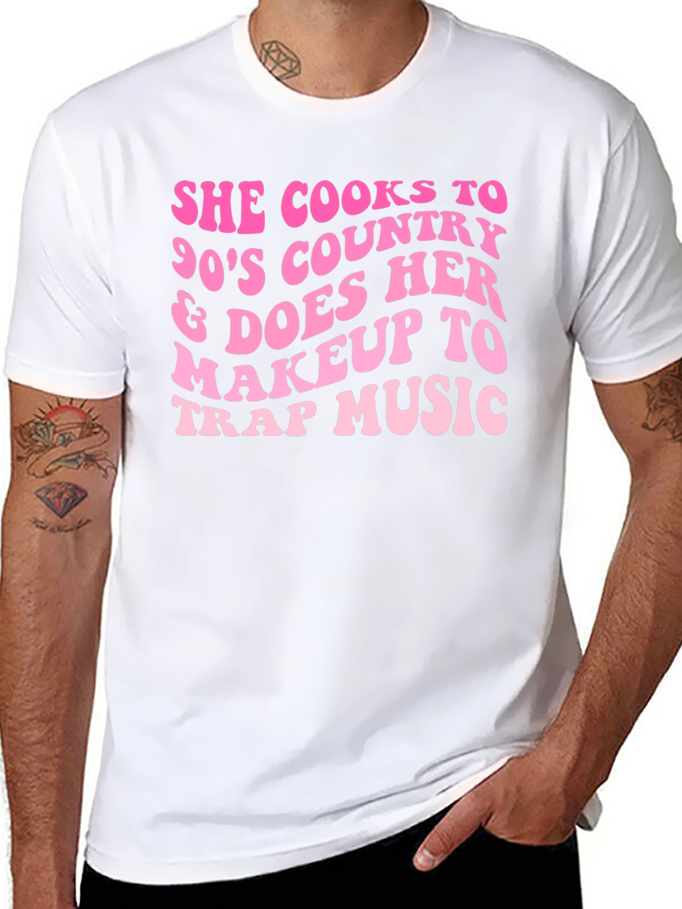 She Cooks To 90s Country T-Shirt