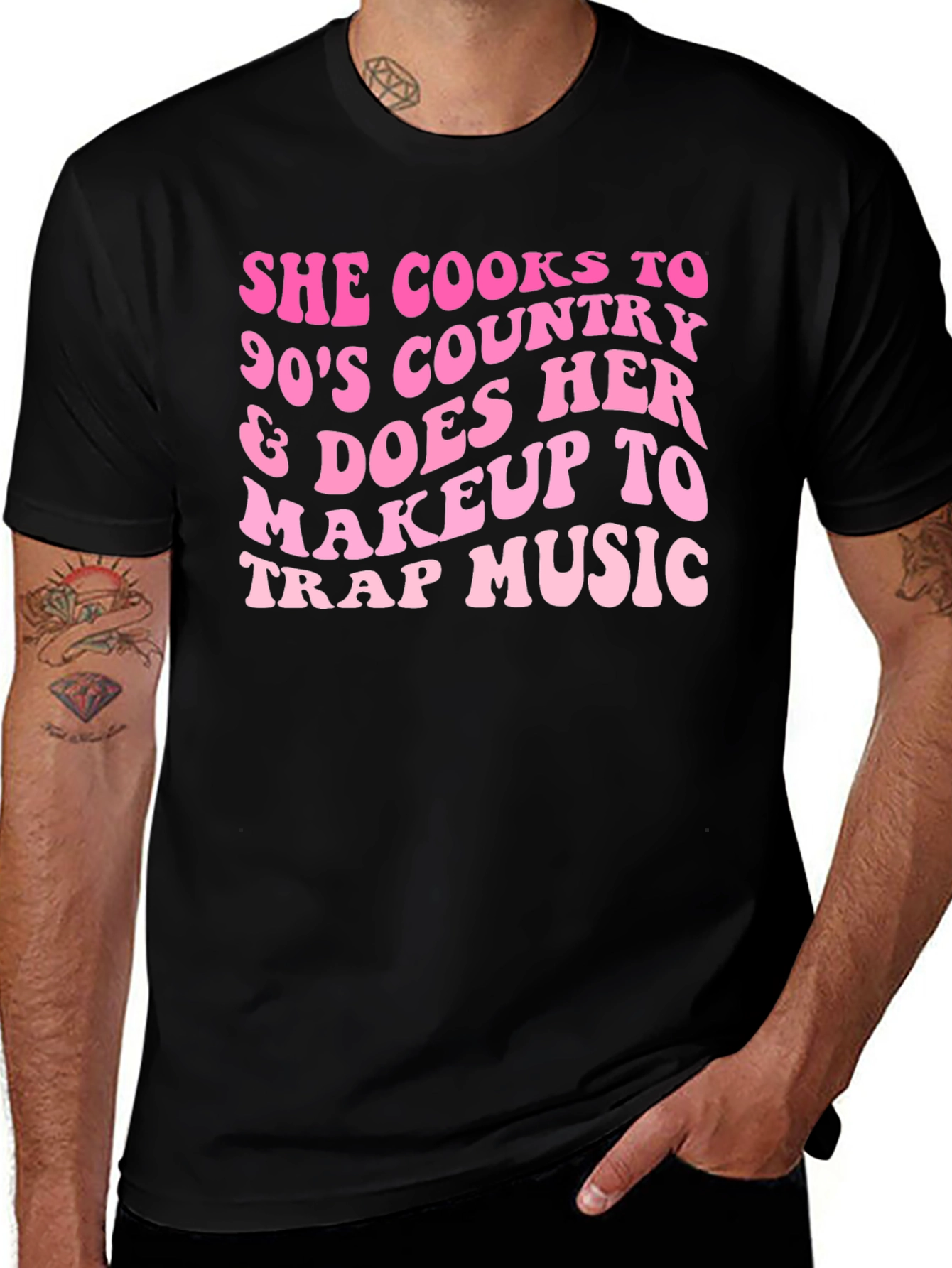 She Cooks To 90s Country T-Shirt