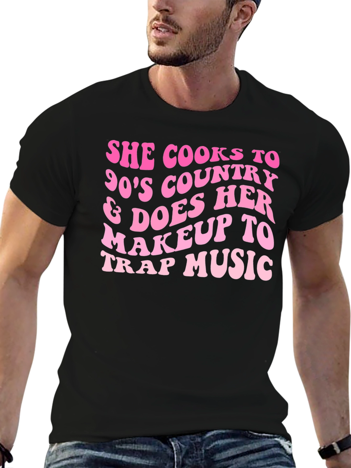 She Cooks To 90s Country T-Shirt