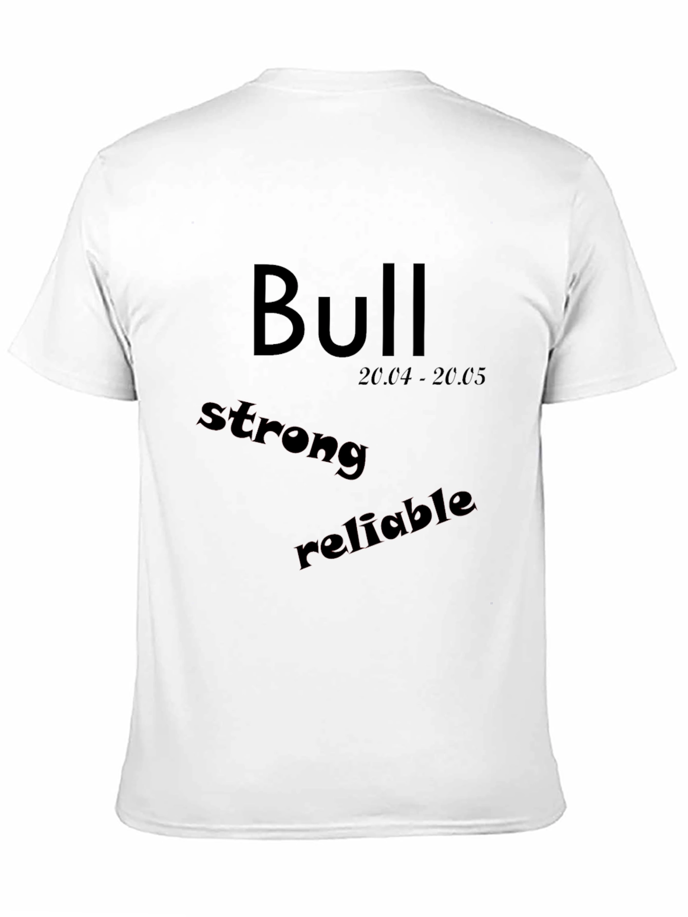 Taurus Zodiac Black T-Shirt - Bull Strong Reliable