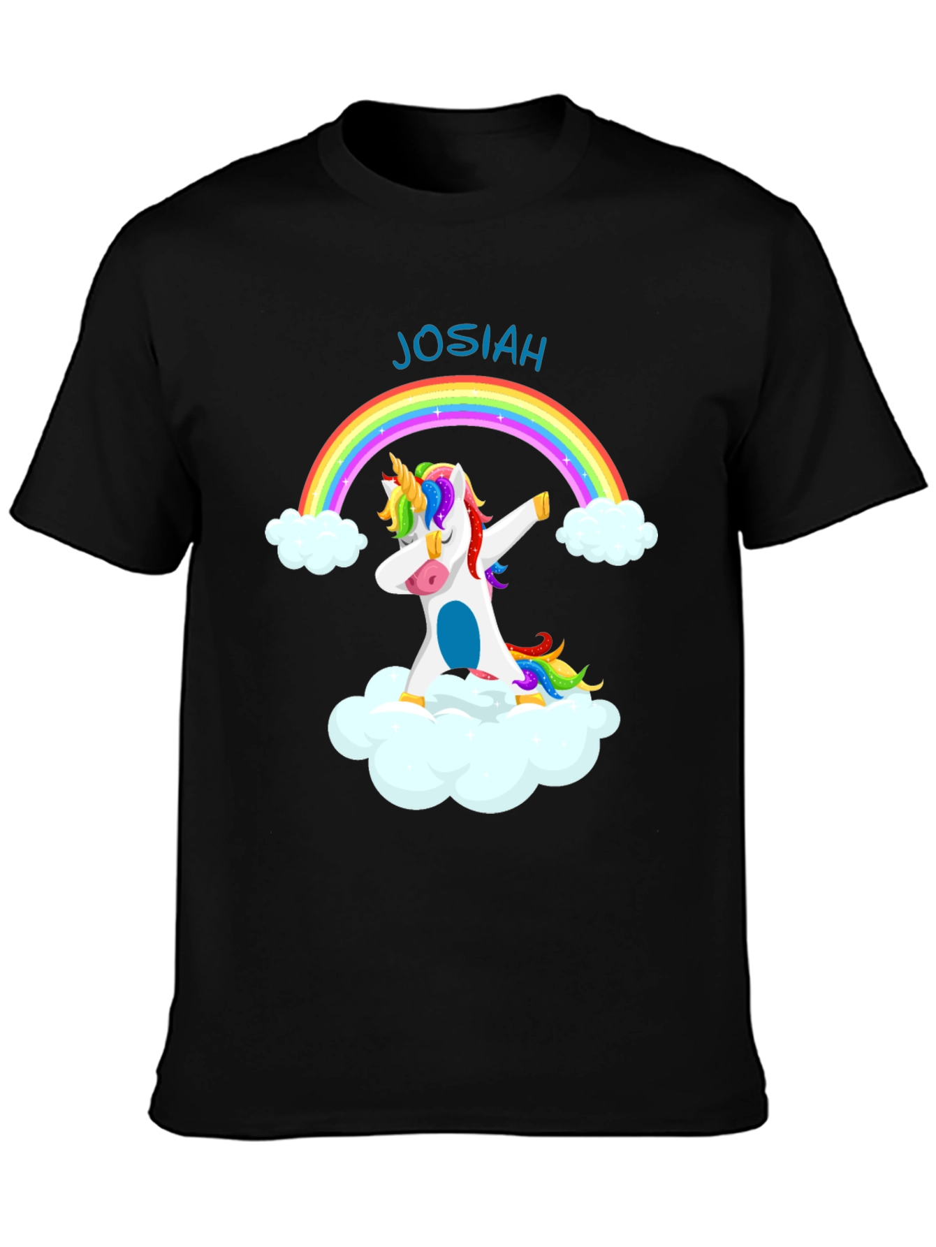 Rainbow Unicorn Dabbing T-Shirt - Personalized