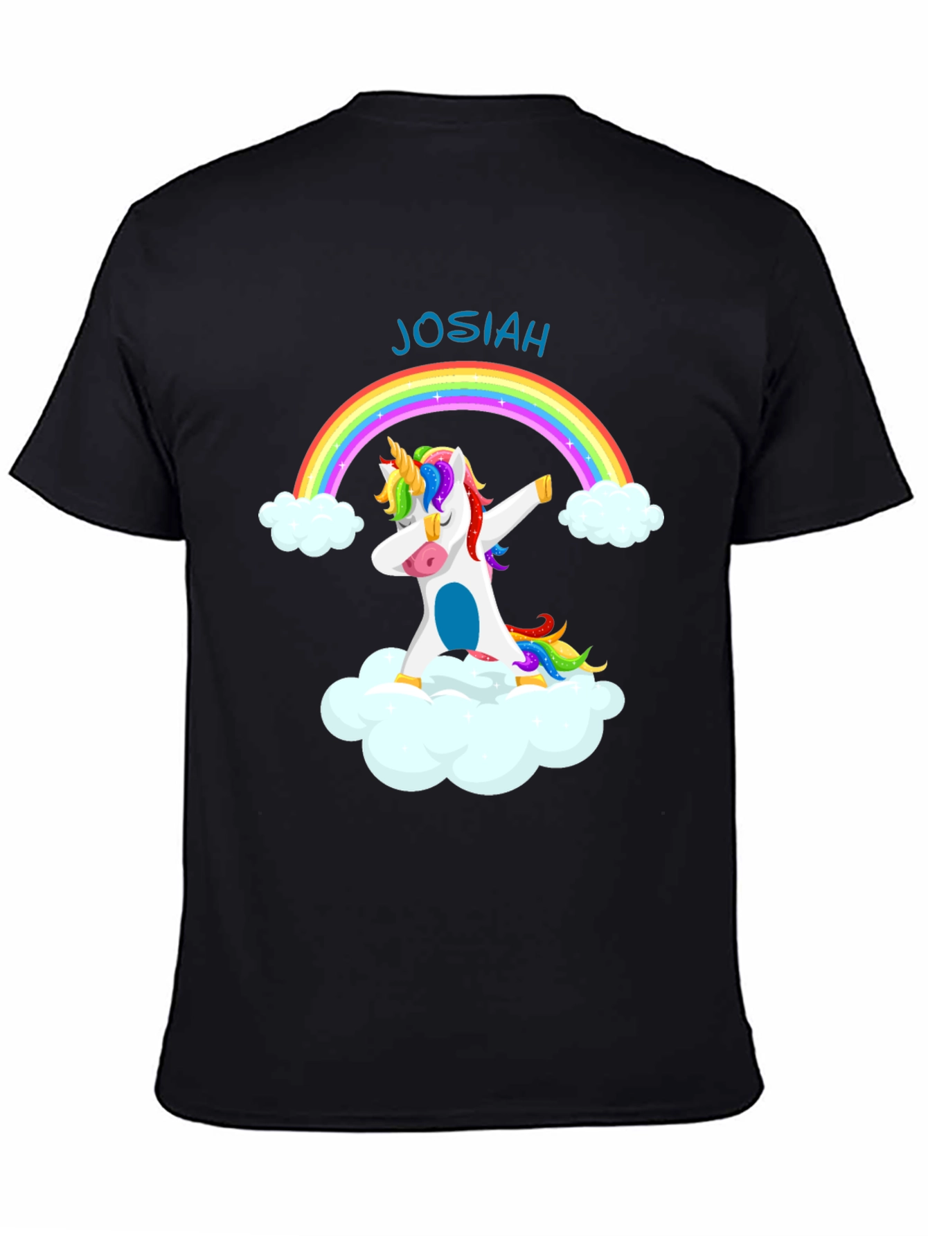 Rainbow Unicorn Dabbing T-Shirt - Personalized