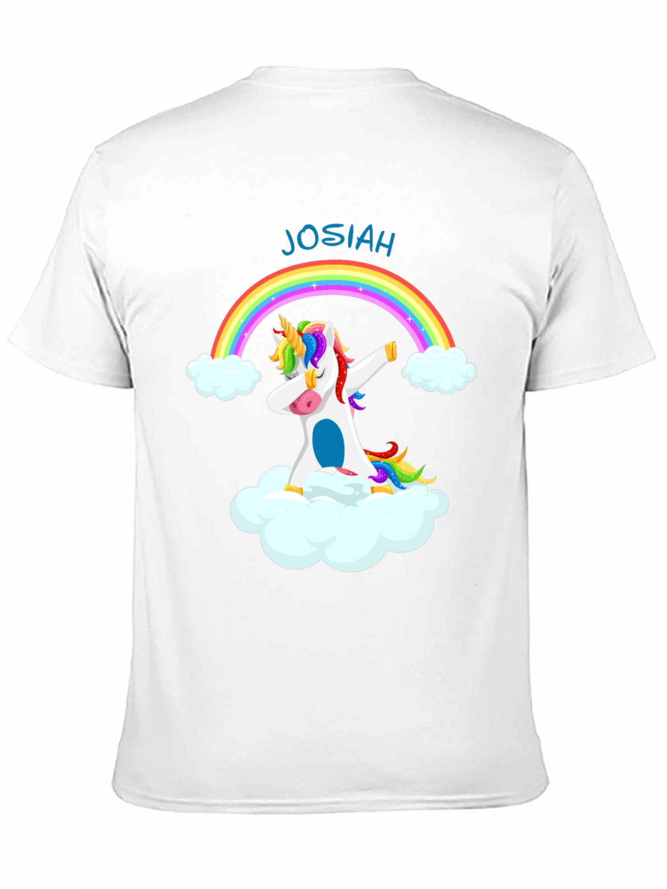 Rainbow Unicorn Dabbing T-Shirt - Personalized