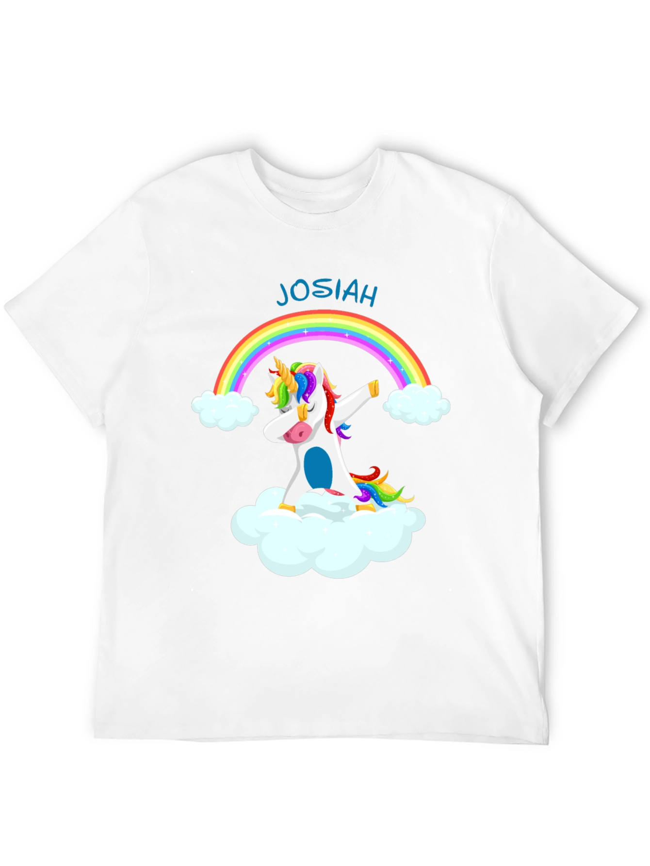Rainbow Unicorn Dabbing T-Shirt - Personalized