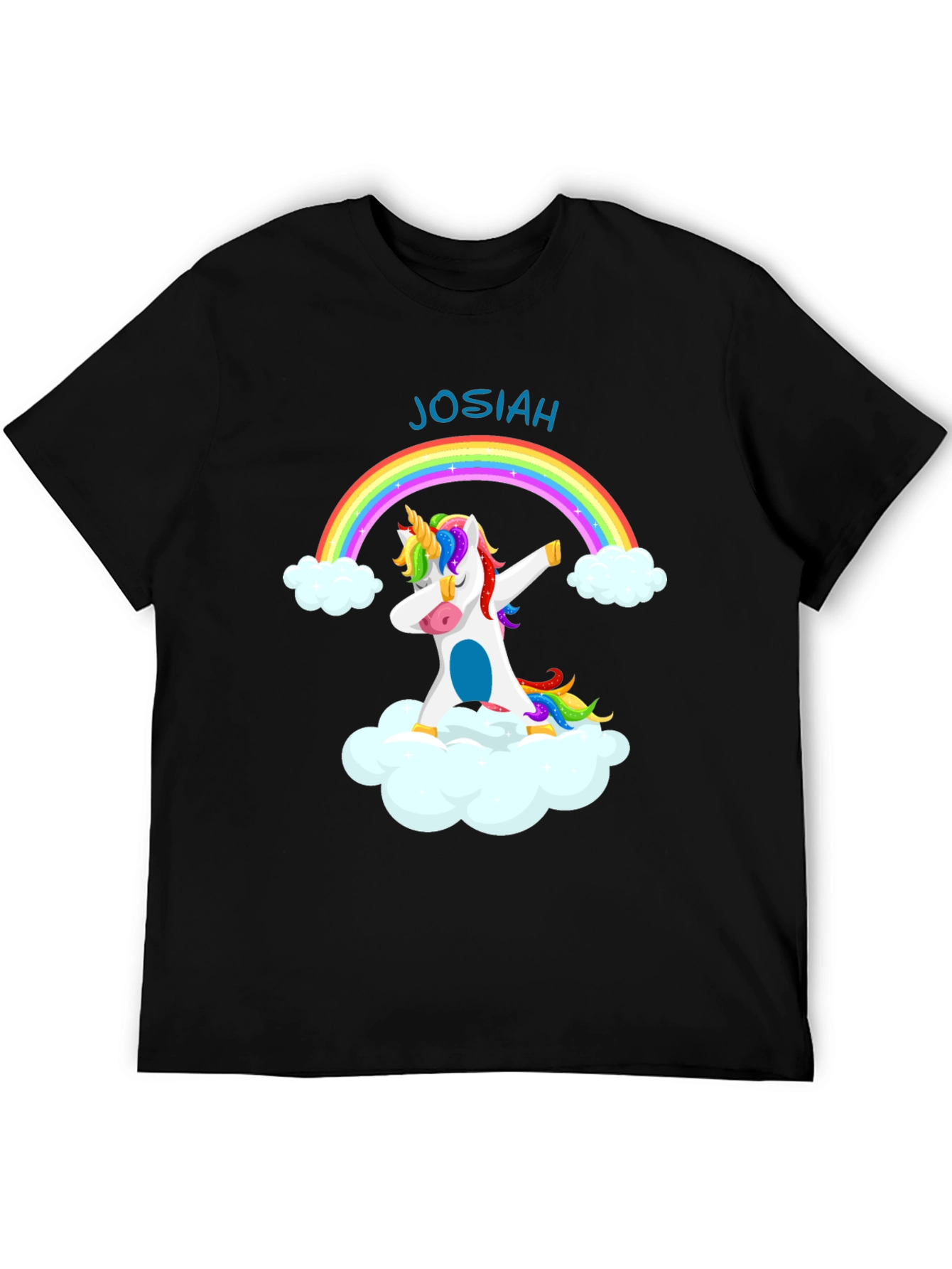 Rainbow Unicorn Dabbing T-Shirt - Personalized