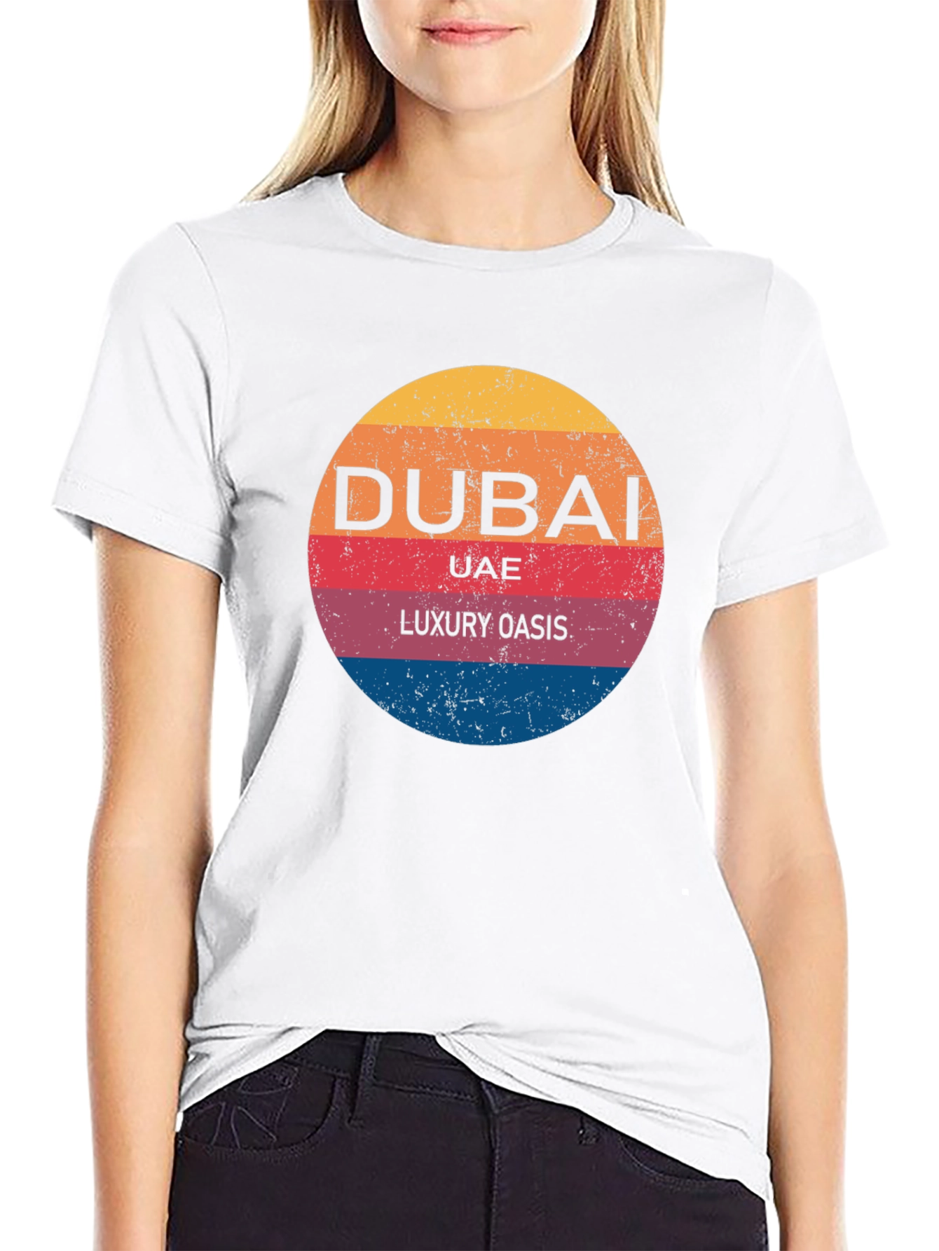 Dubai Luxury Oasis Graphic T-Shirt