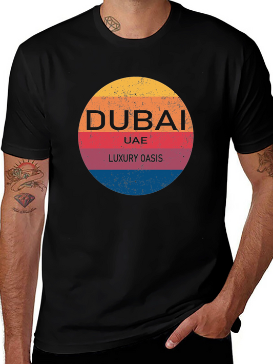 Dubai Luxury Oasis Graphic T-Shirt