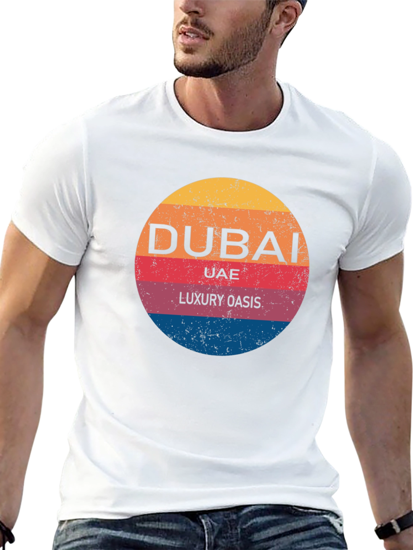 Dubai Luxury Oasis Graphic T-Shirt