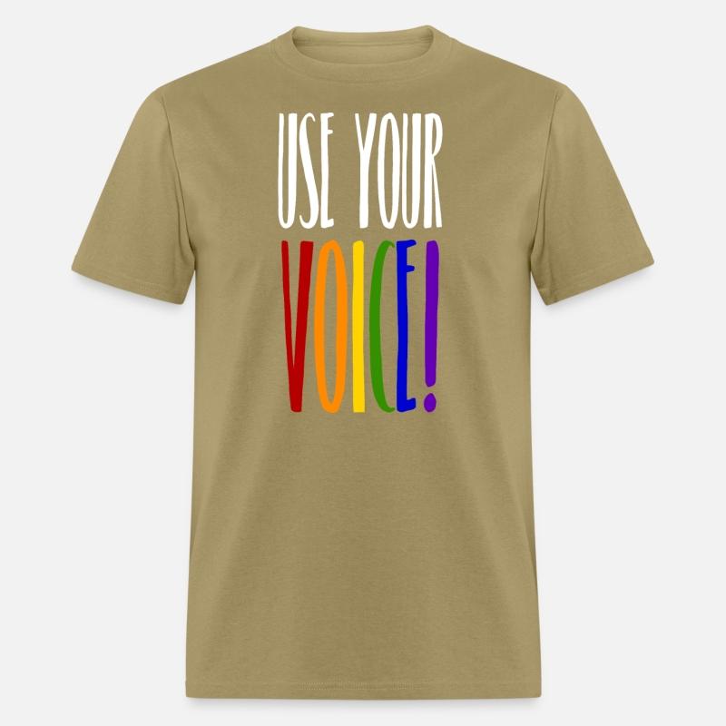 Use your voice! LGBTQ Gay Pride CSD Coming Out