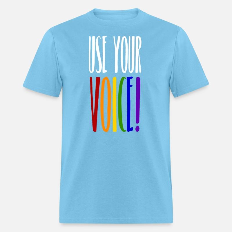 Use your voice! LGBTQ Gay Pride CSD Coming Out