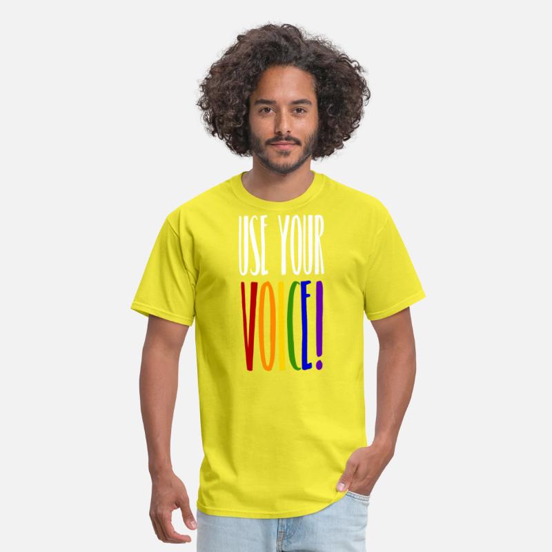 Use your voice! LGBTQ Gay Pride CSD Coming Out