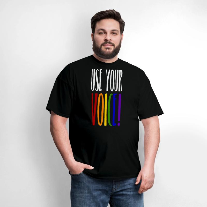 Use your voice! LGBTQ Gay Pride CSD Coming Out
