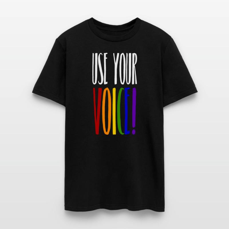 Use your voice! LGBTQ Gay Pride CSD Coming Out
