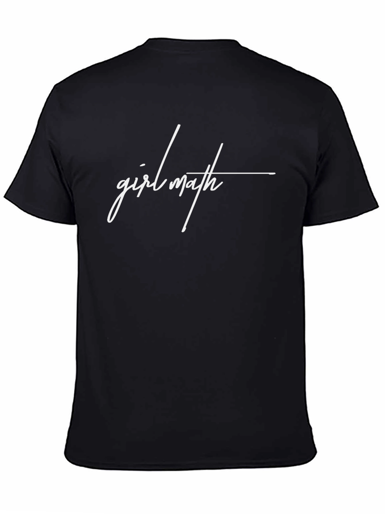 Girl Math Black T-Shirt