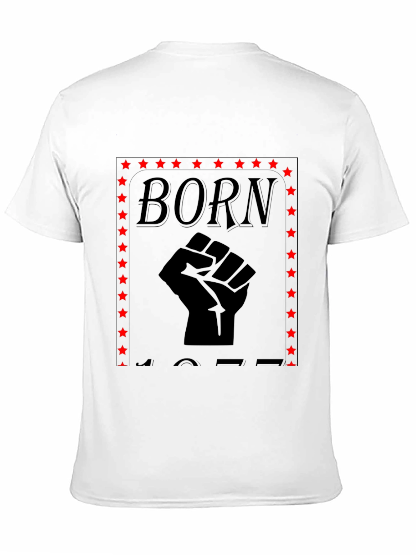 Born 1977 Fist Graphic Tee - Black