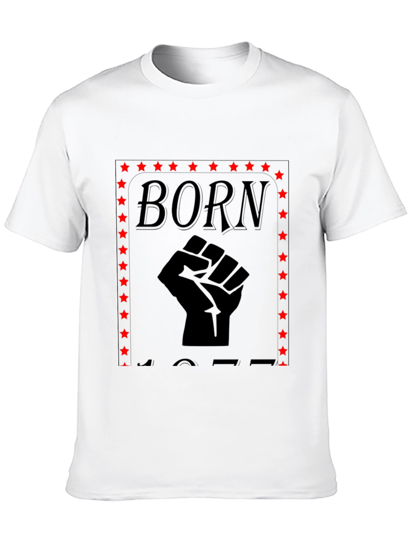 Born 1977 Fist Graphic Tee - Black