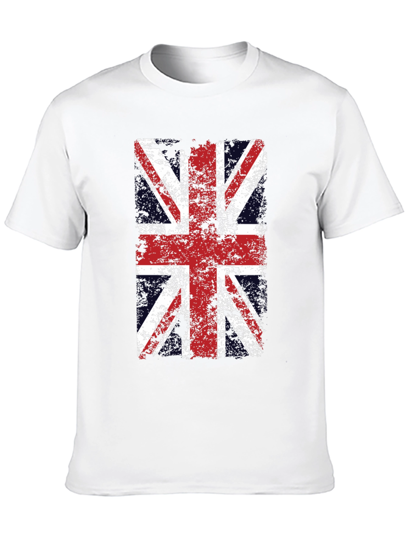 Union Jack Distressed Graphic T-Shirt