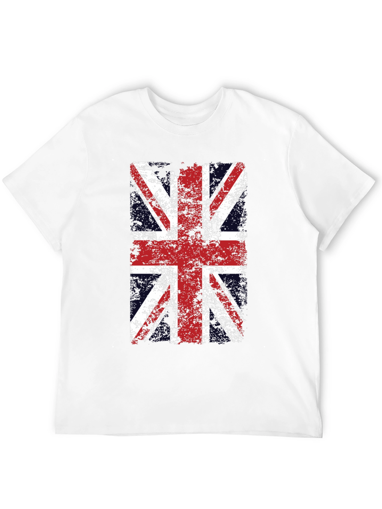 Union Jack Distressed Graphic T-Shirt