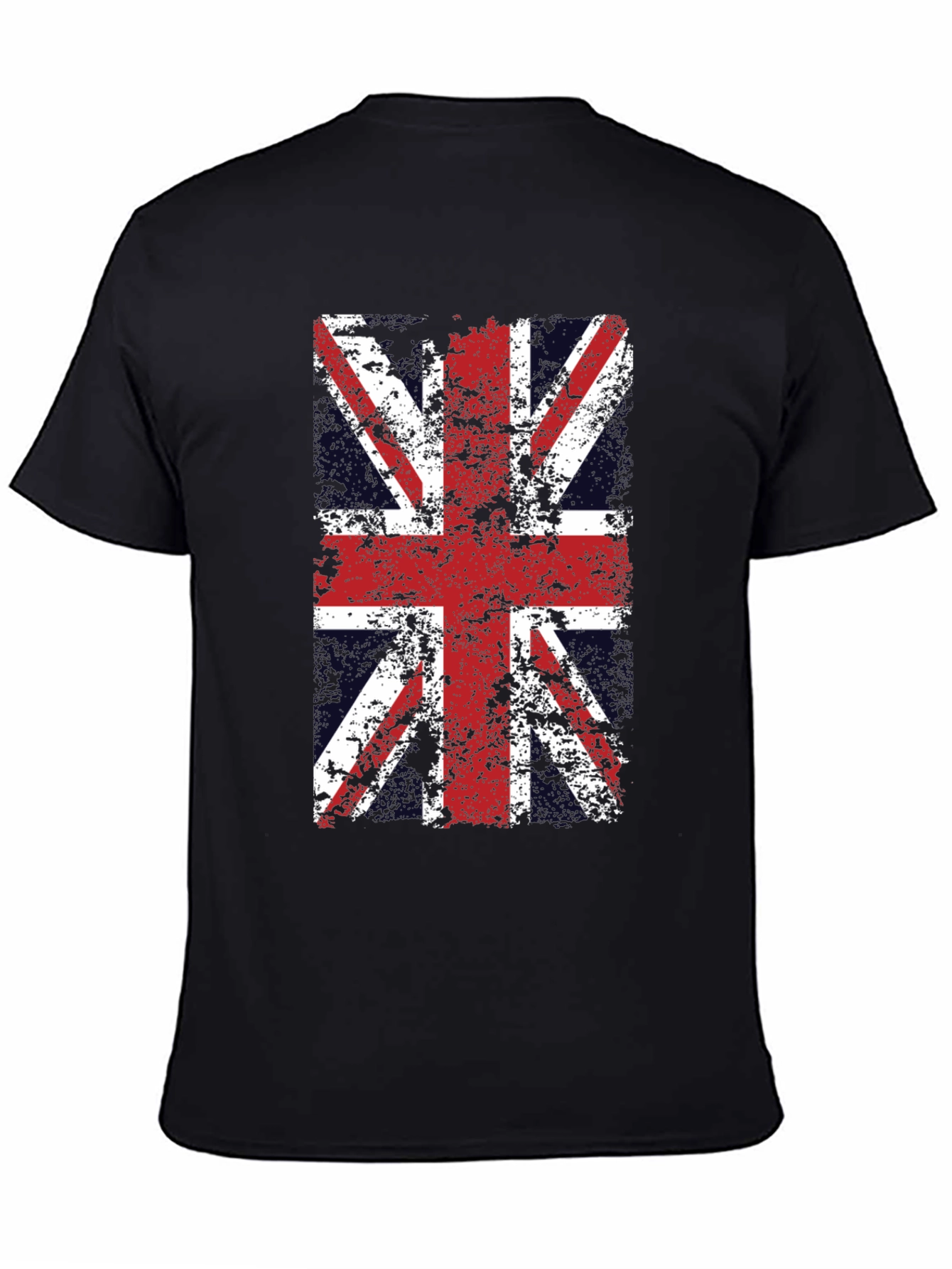 Union Jack Distressed Graphic T-Shirt
