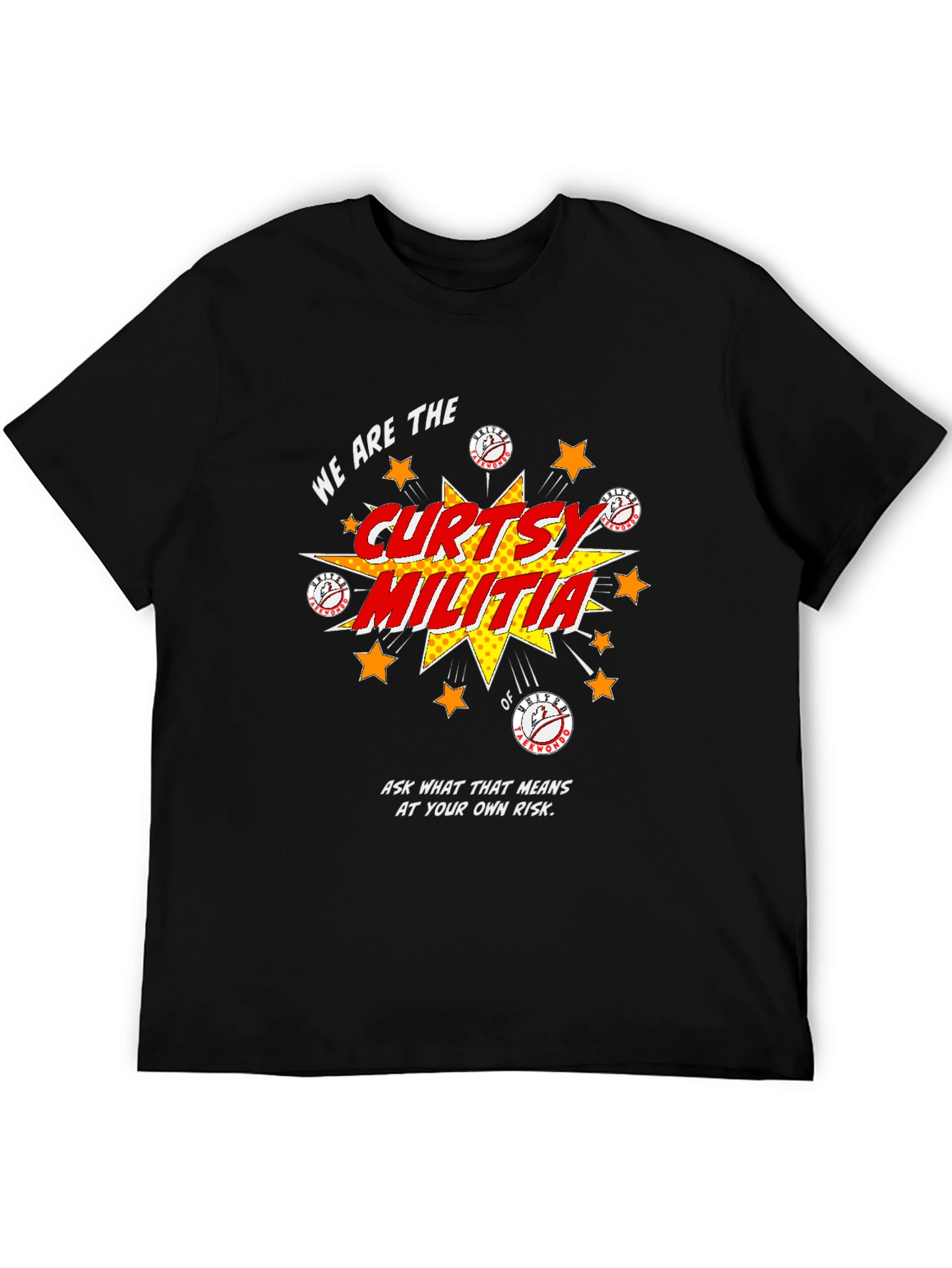 Curtsy Militia Graphic Tee - Soft Cotton Shirt