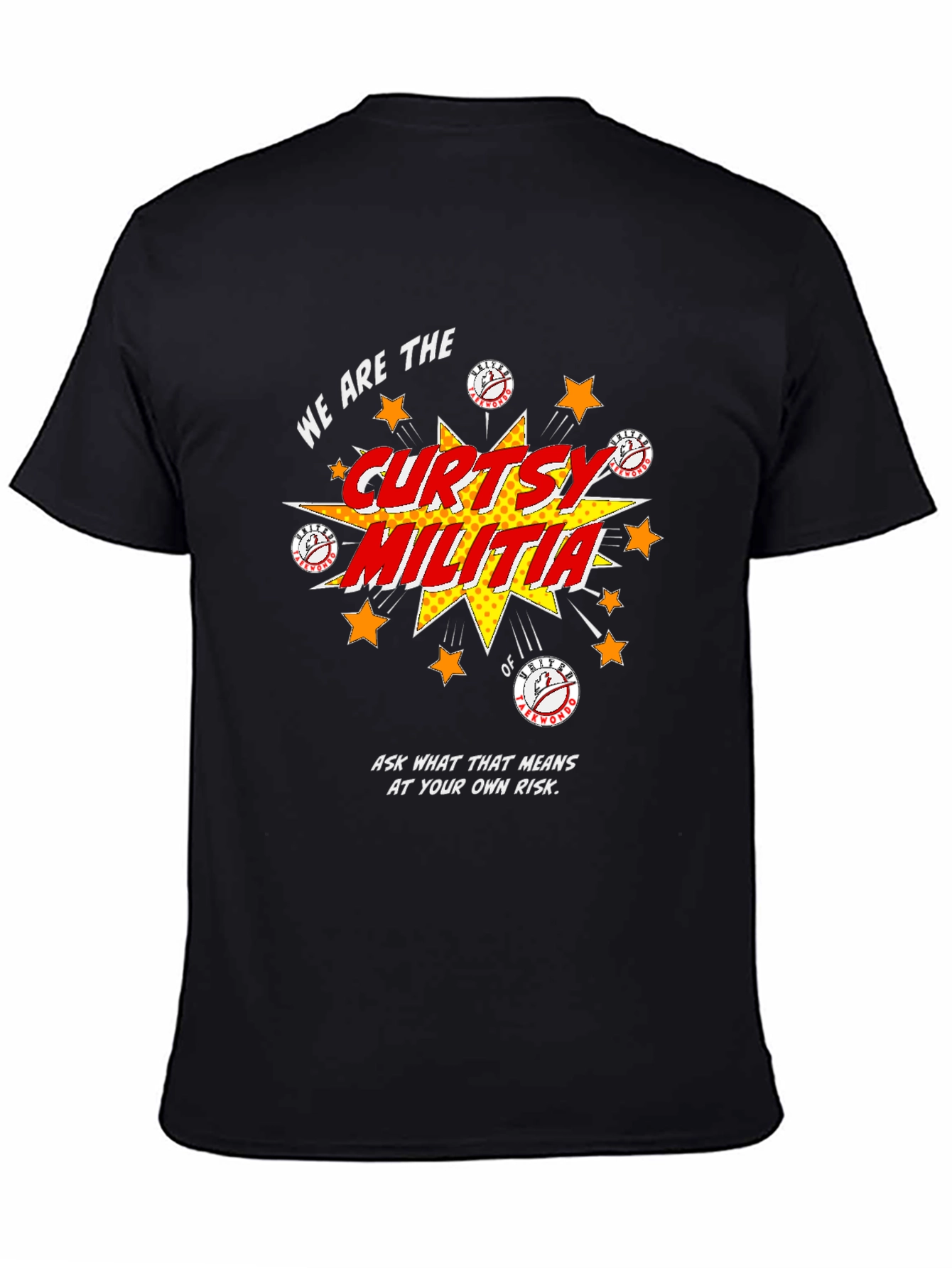 Curtsy Militia Graphic Tee - Soft Cotton Shirt