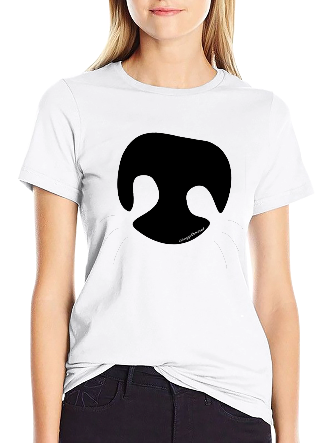 Dog Nose Graphic T-Shirt - Unisex Casual Tee