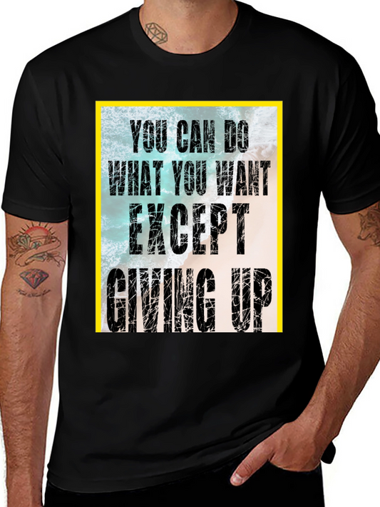Motivational Graphic Tee - You Can Do It!