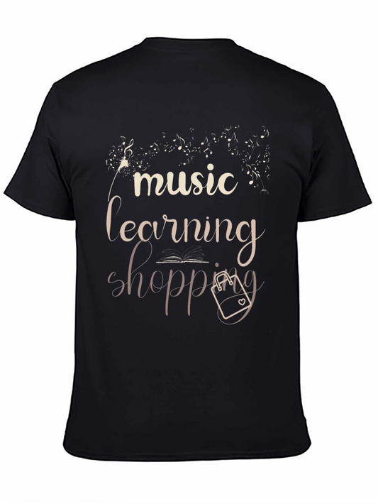 Music Learning Shopping Graphic Tee