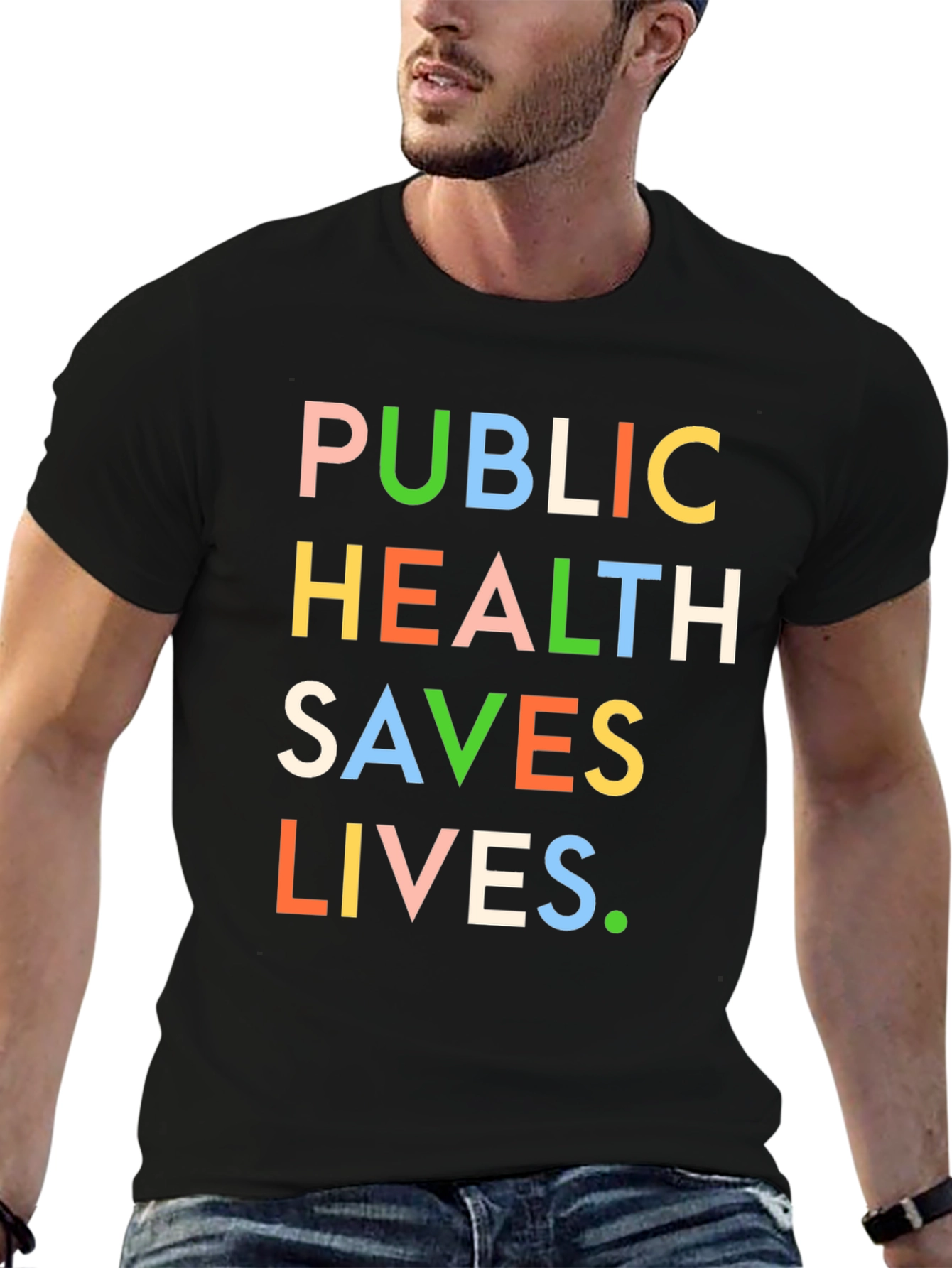 Public Health Saves Lives Graphic Tee