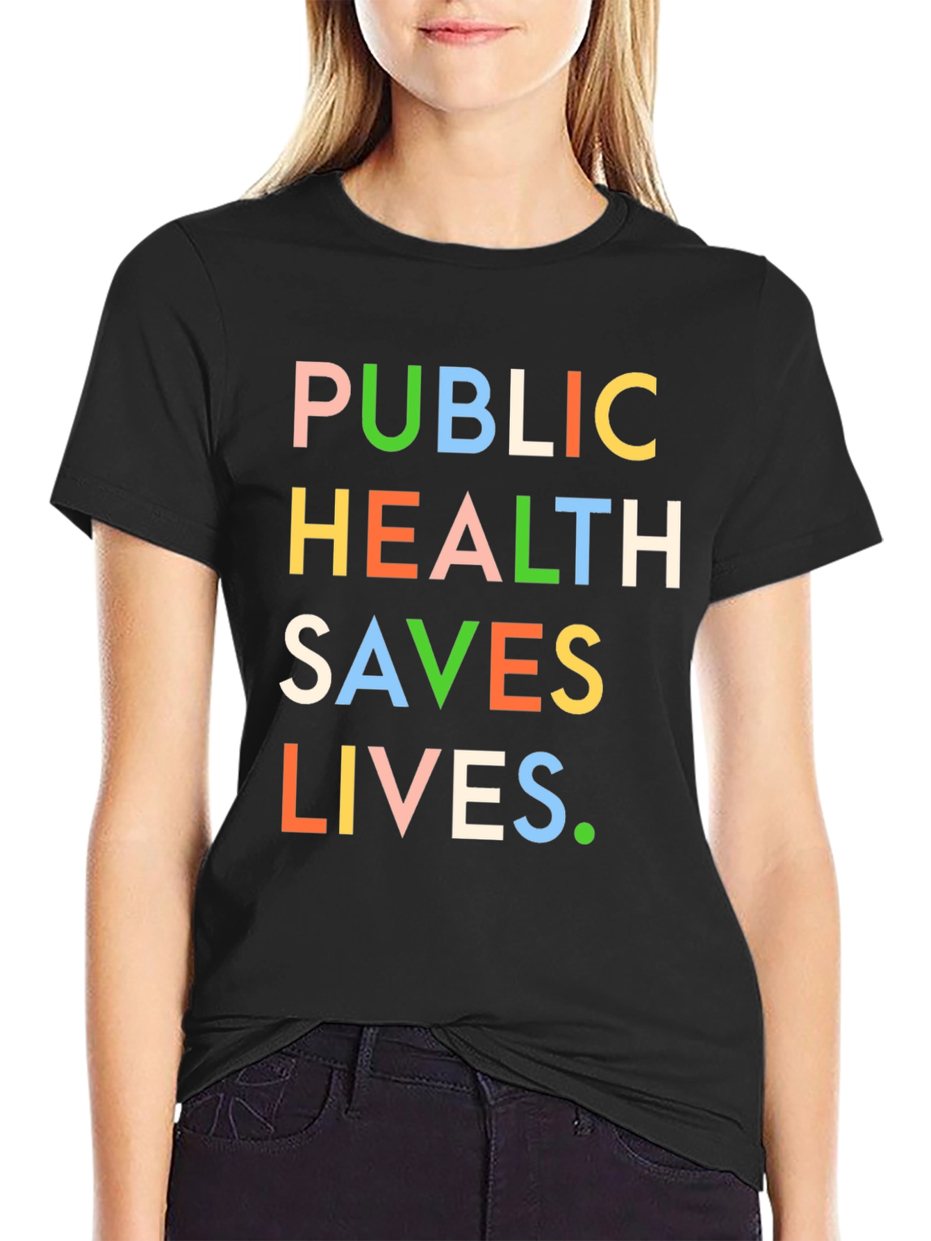 Public Health Saves Lives Graphic Tee
