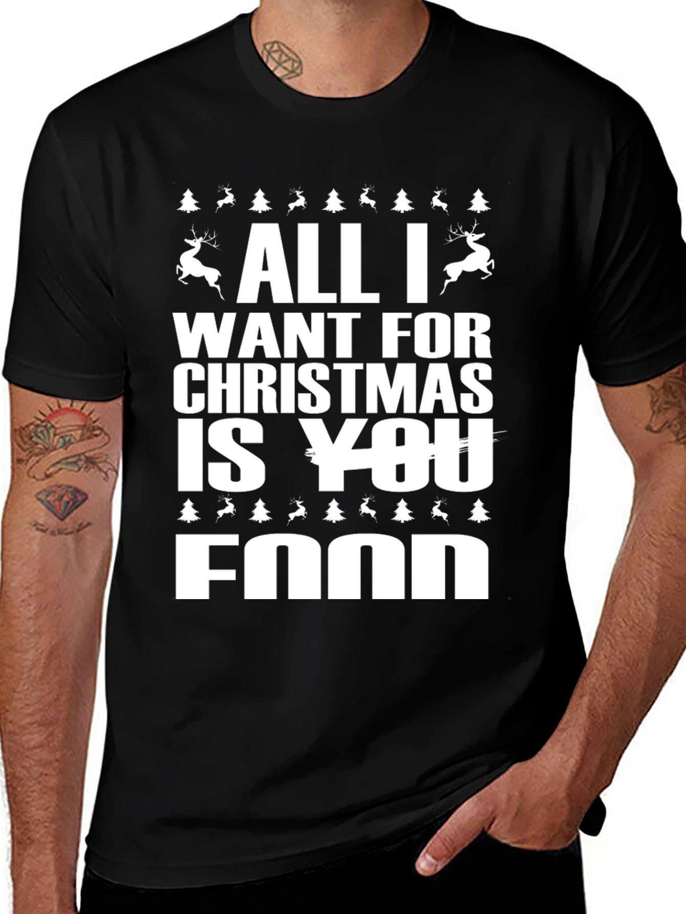 Funny Christmas Food T-Shirt