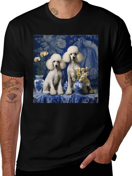 Poodle Art T-Shirt - Stylish Canine Design